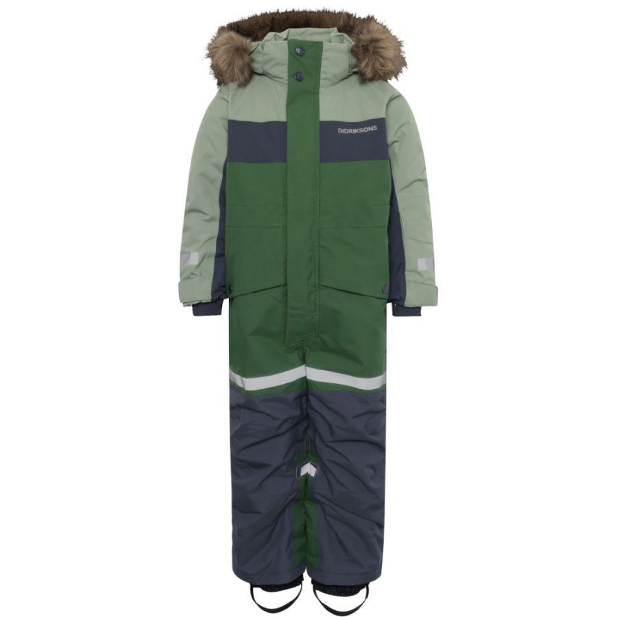 Didriksons Bjärven, winteroverall, junior, lichtgroen