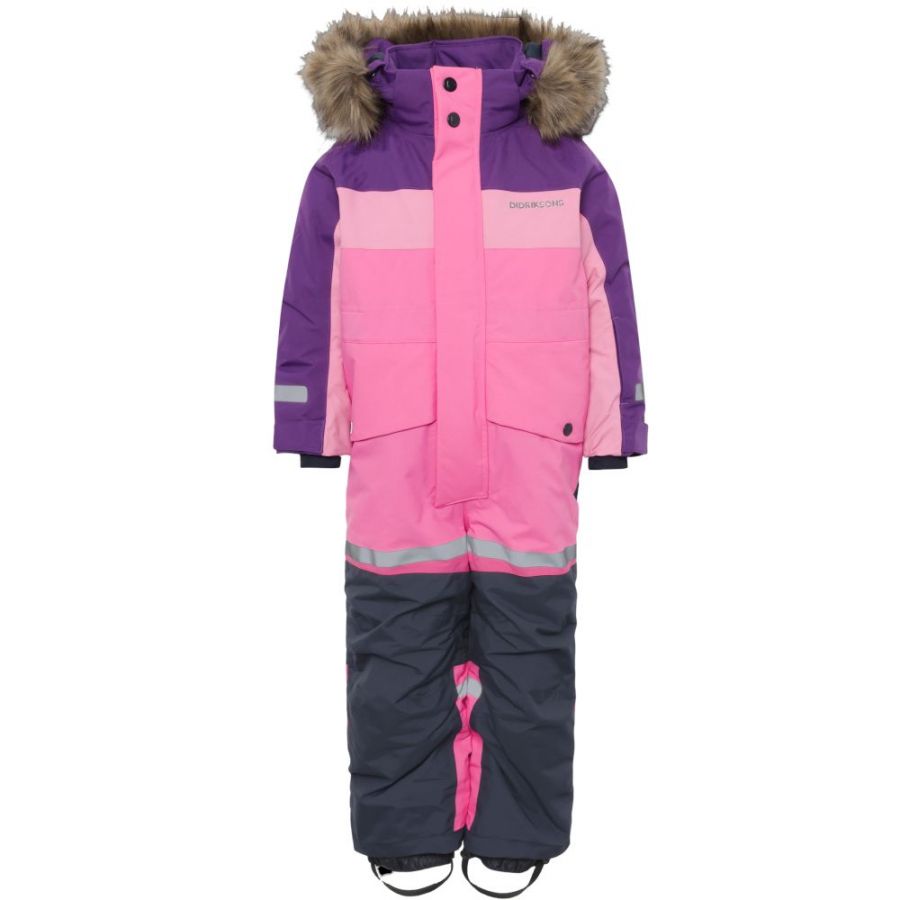 Didriksons Bjärven, winteroverall, junior, pink