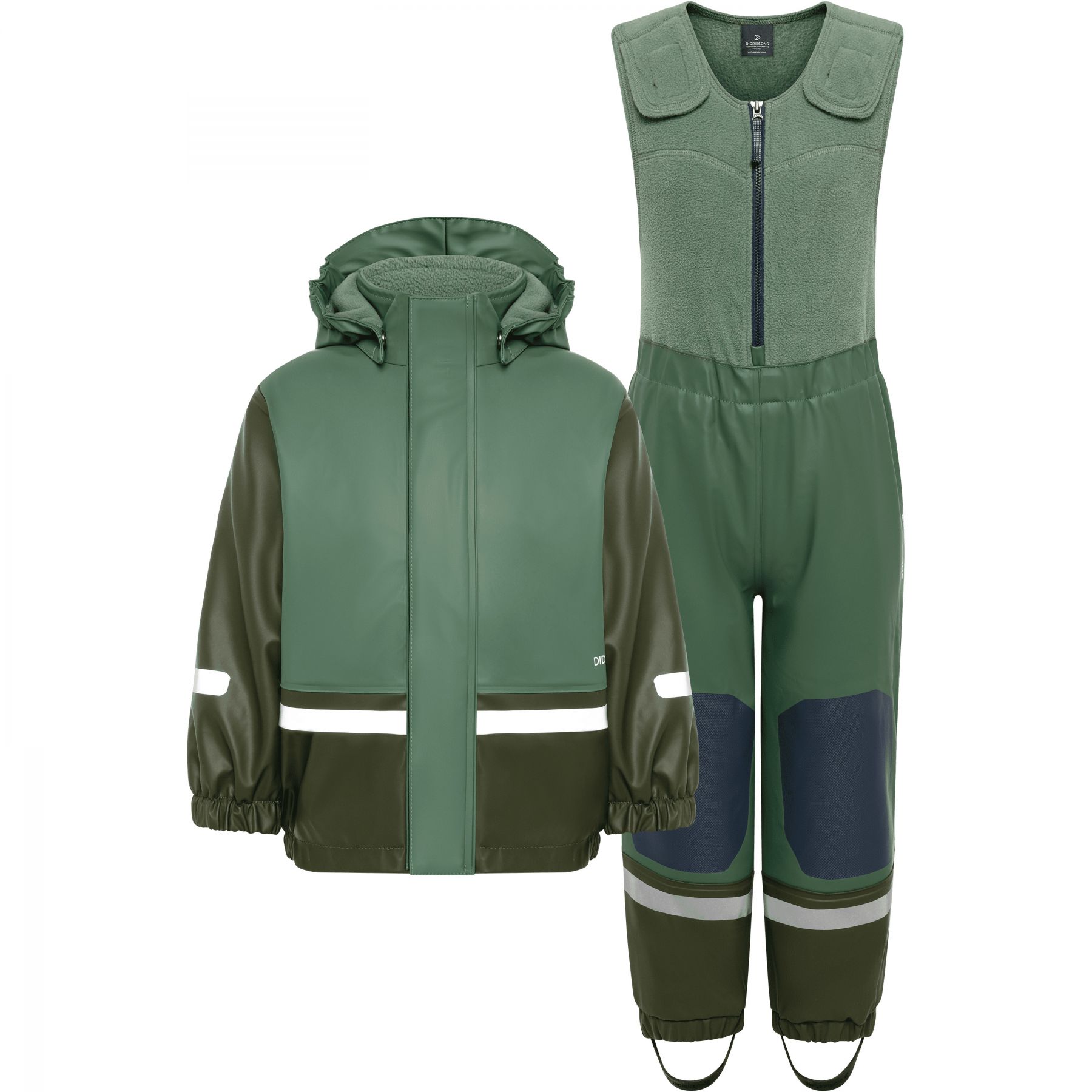 Didriksons Boardman 12, regenpak, junior, donkergroen