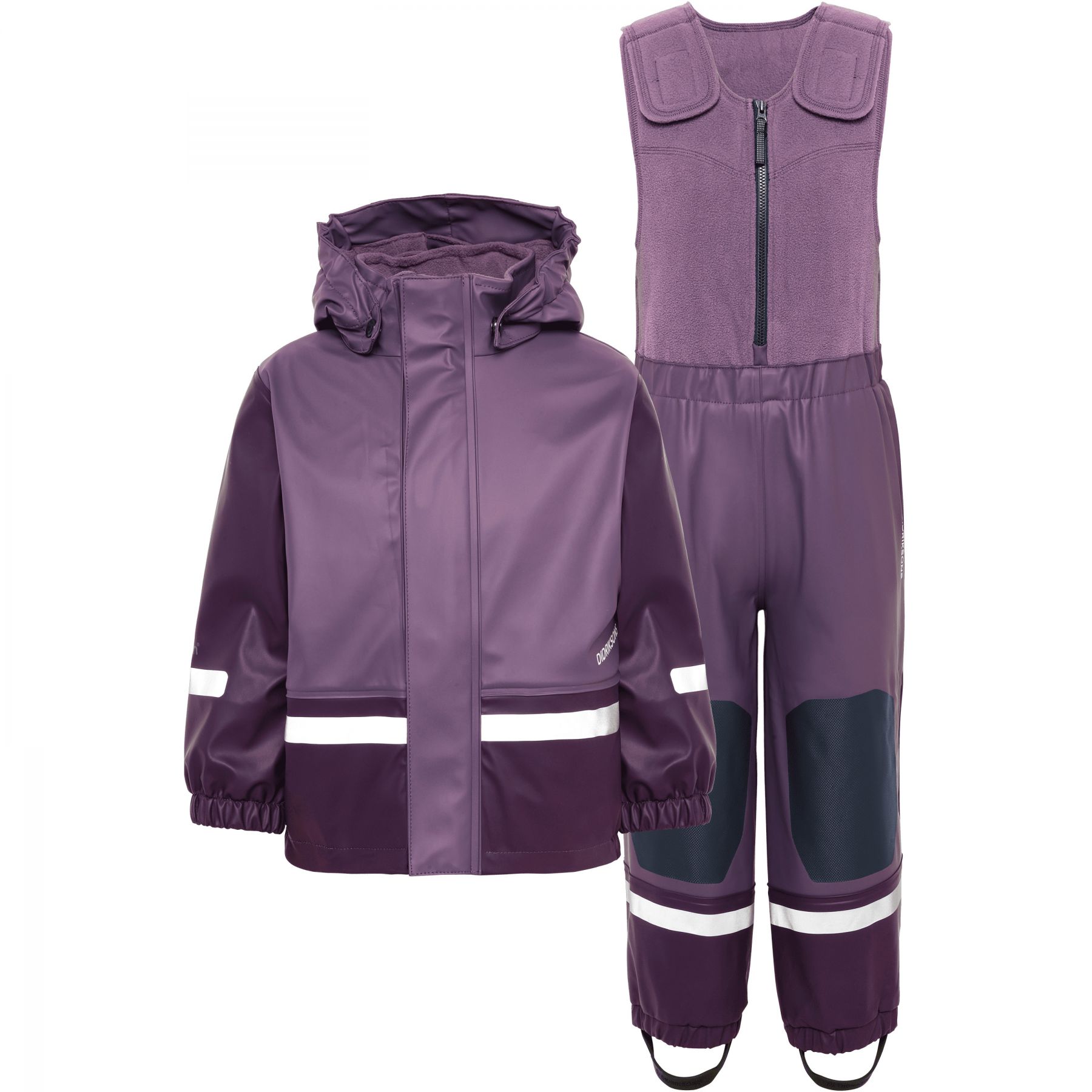 Didriksons Boardman 12, regenpak, kinderen, paars