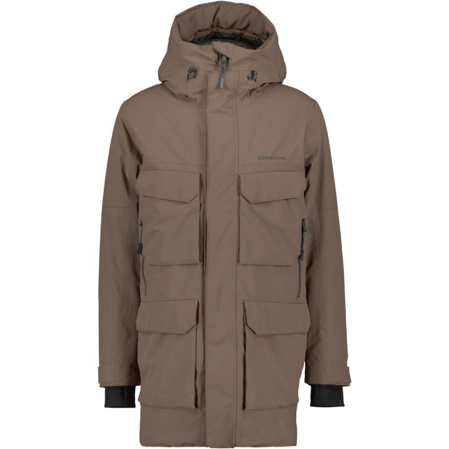 Didriksons Drew, parka, heren, bruin
