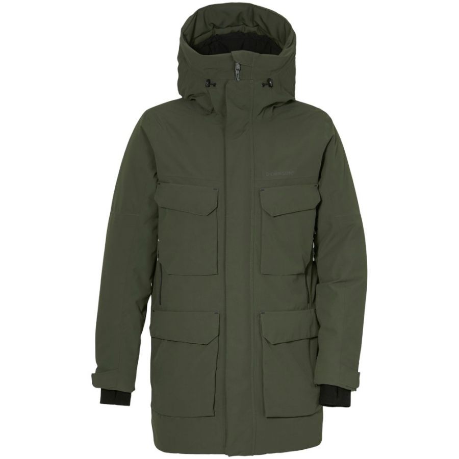 Didriksons Drew, parka, heren, donkergroen