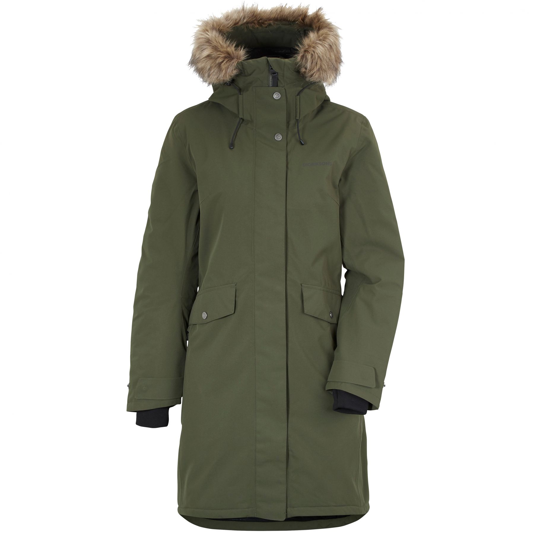 Didriksons Erika, parka, dame, vert foncé