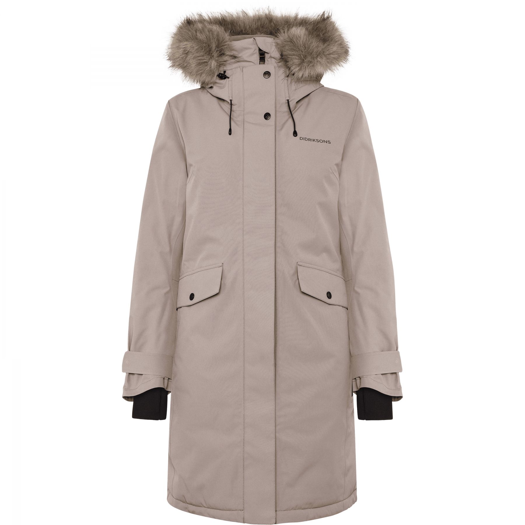 Didriksons Erika, parka, dames, ash brown