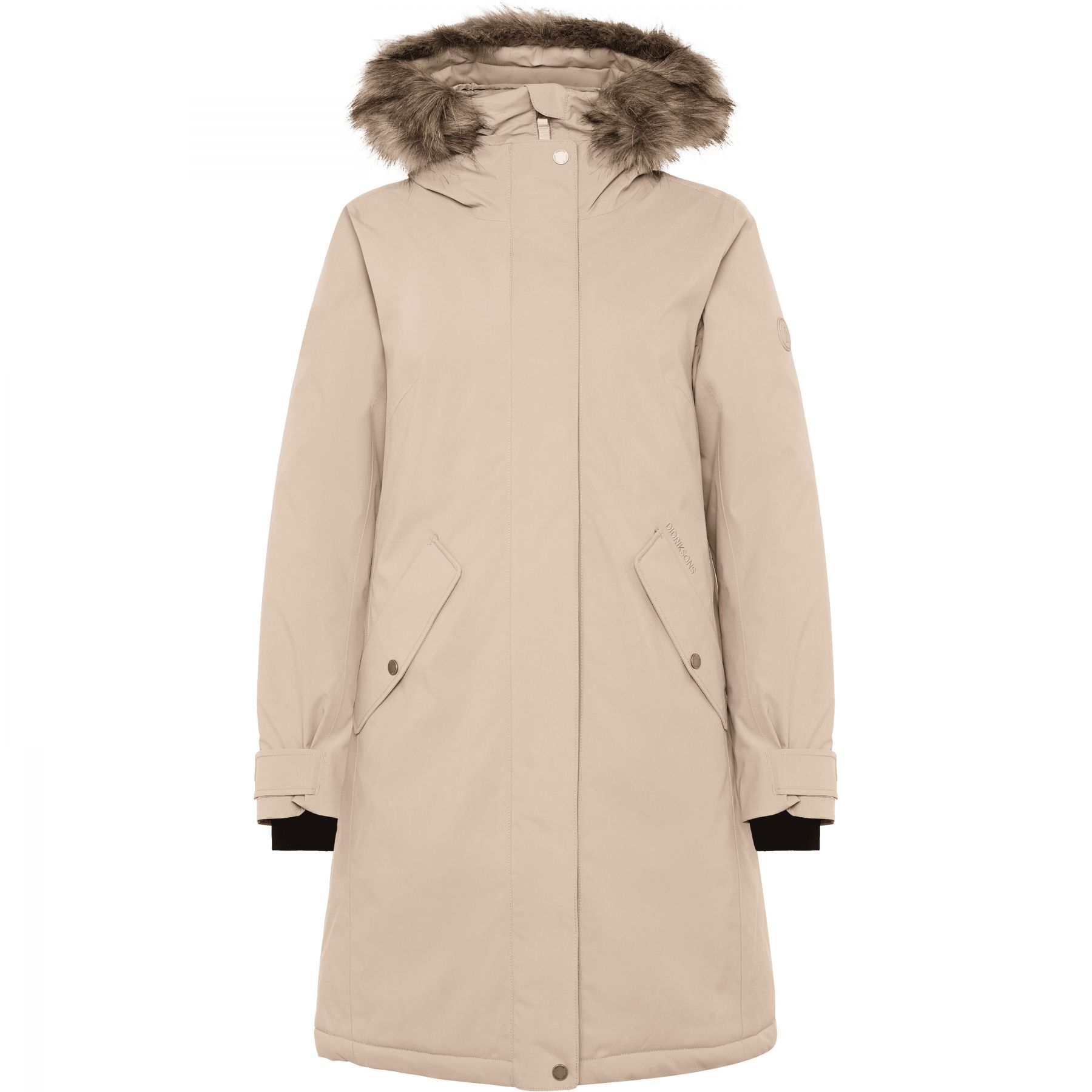 Didriksons Erna 2, parka, dames, beige