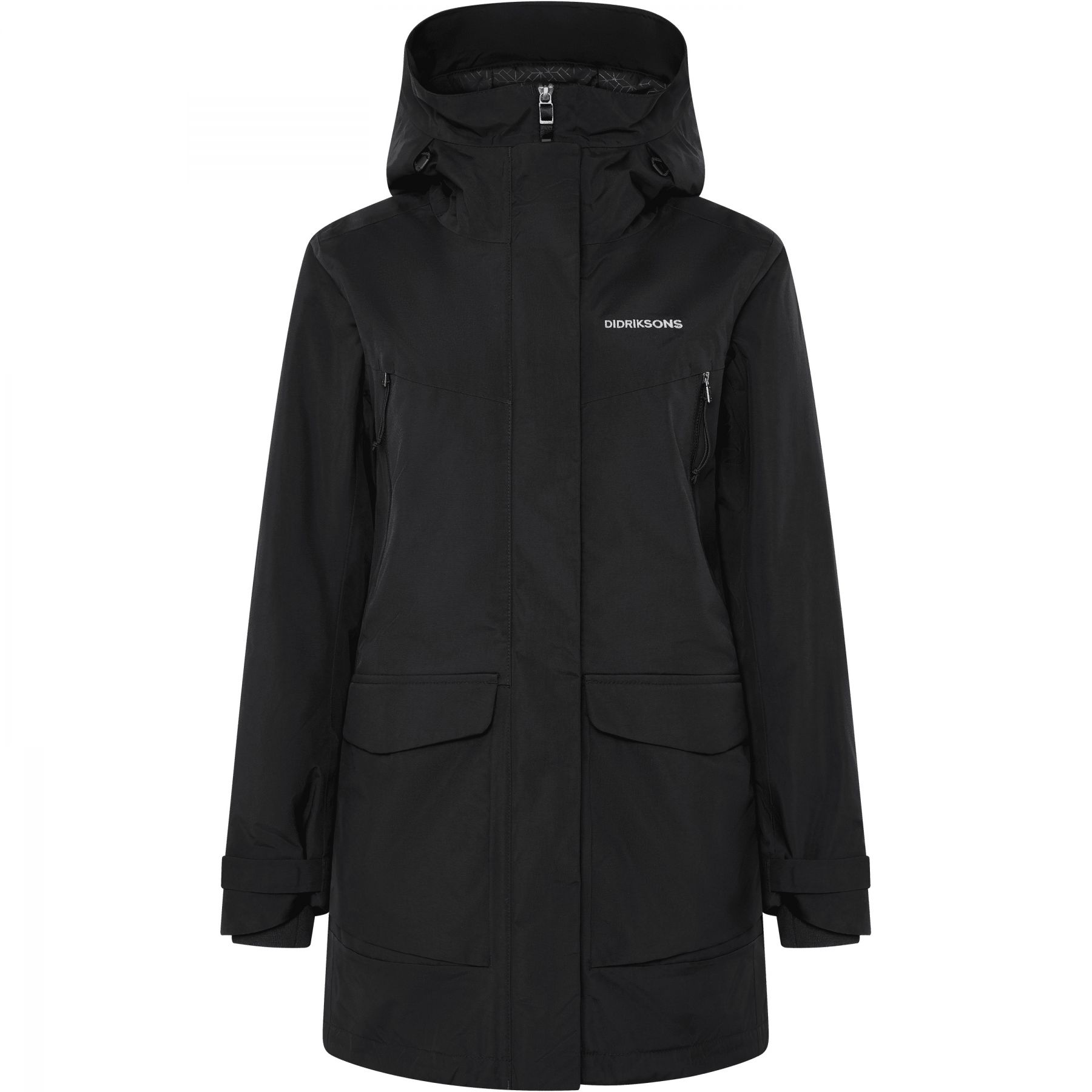 Didriksons Felia, parka, dames, zwart