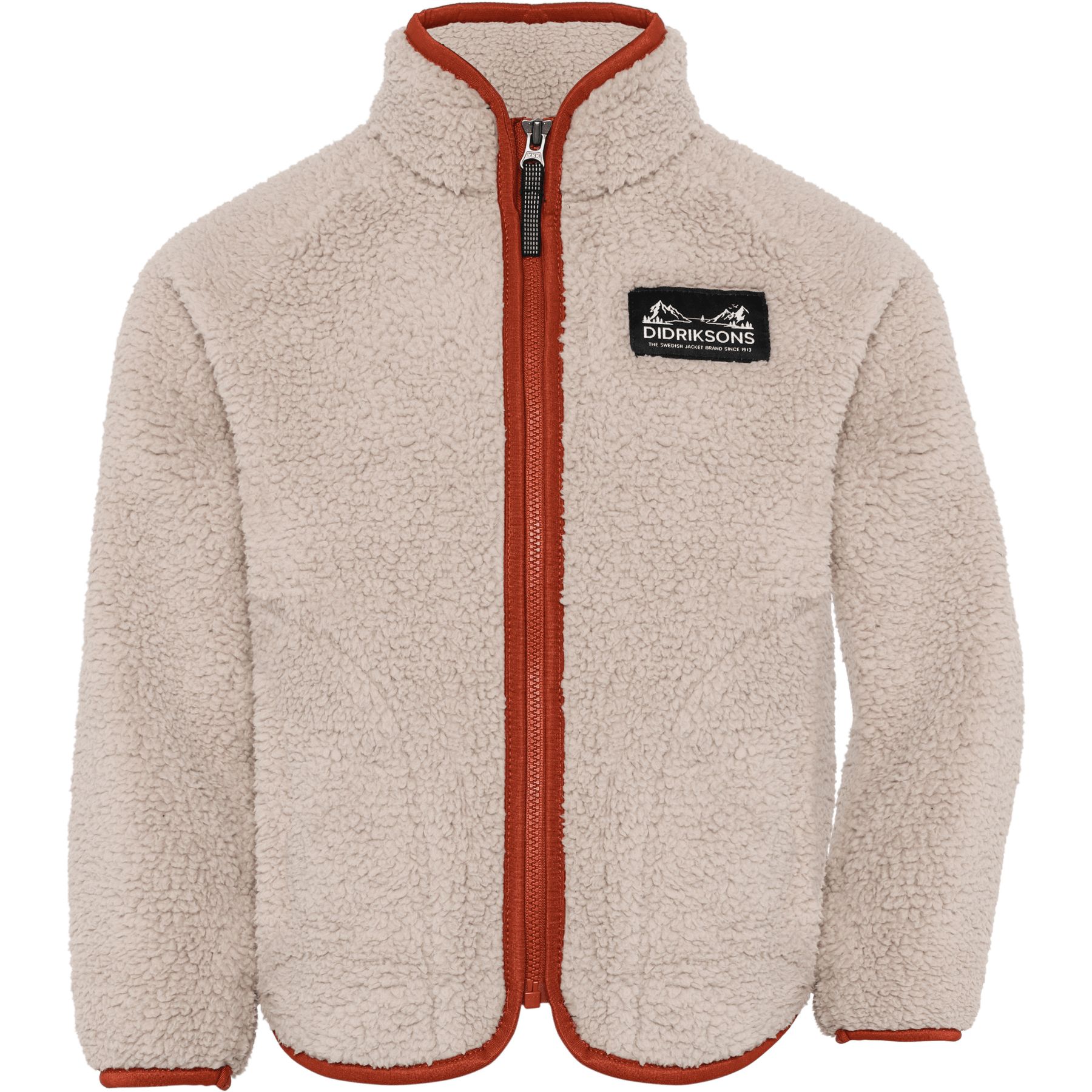 Didriksons Gibbs 2, fleecevest, kinderen, beige