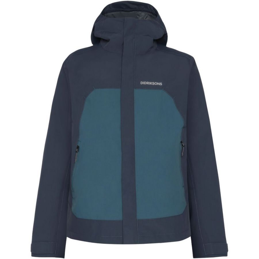 Didriksons Grit, regenjas, heren, donkerblauw