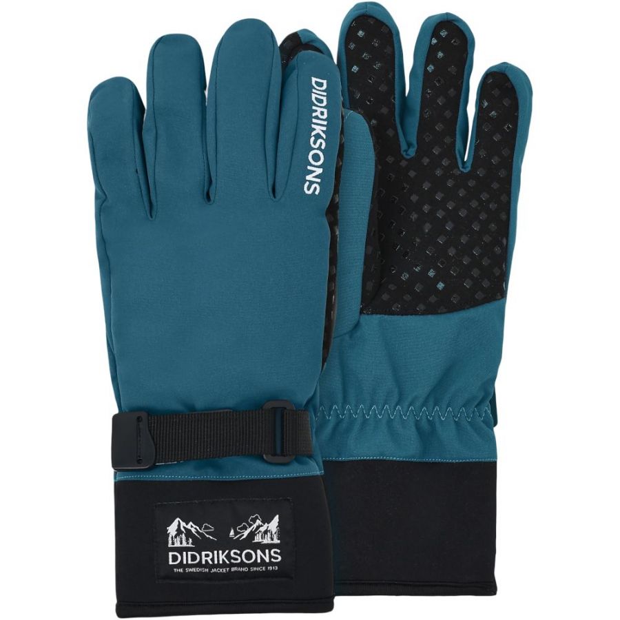 Didriksons Lovas, handschoenen, junior, turkoois