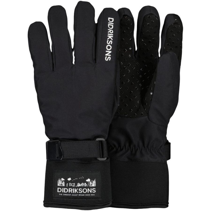 Didriksons Lovas, handschoenen, junior, zwart