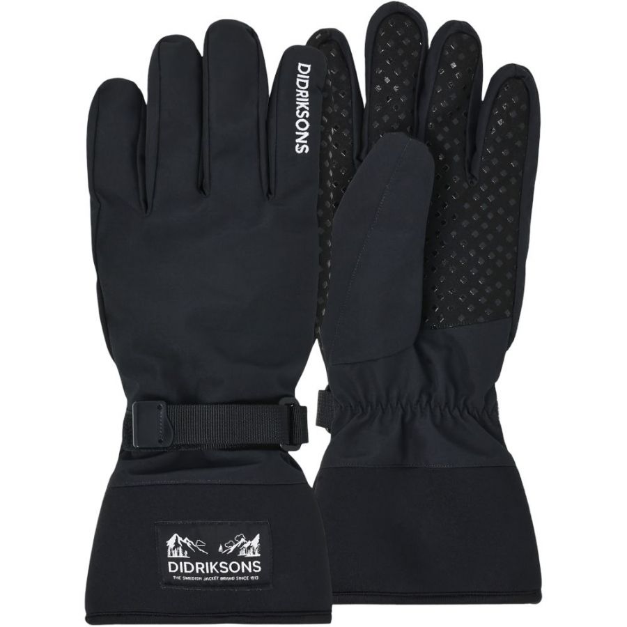 Didriksons Lovas, skihandschoenen, zwart