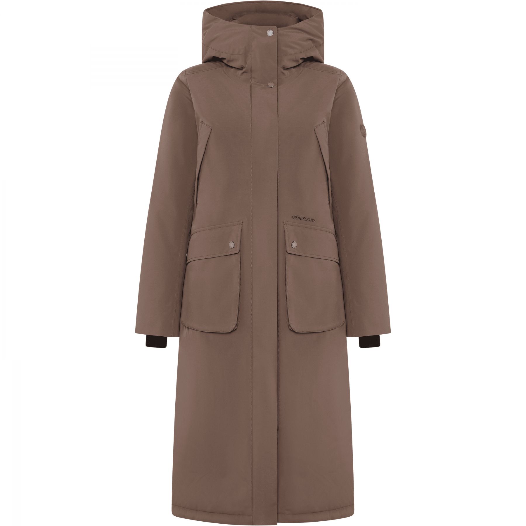 Didriksons Melody 2 Long, parka dames, mocha brown