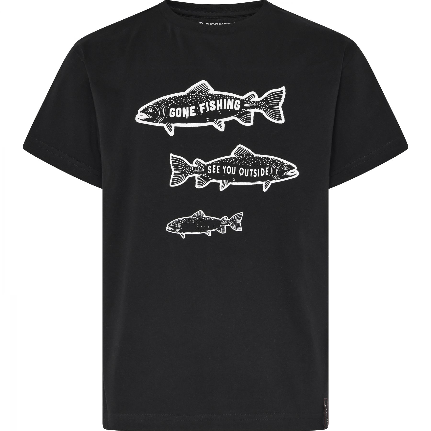 Didriksons Mynta, t-shirt, junior, zwart