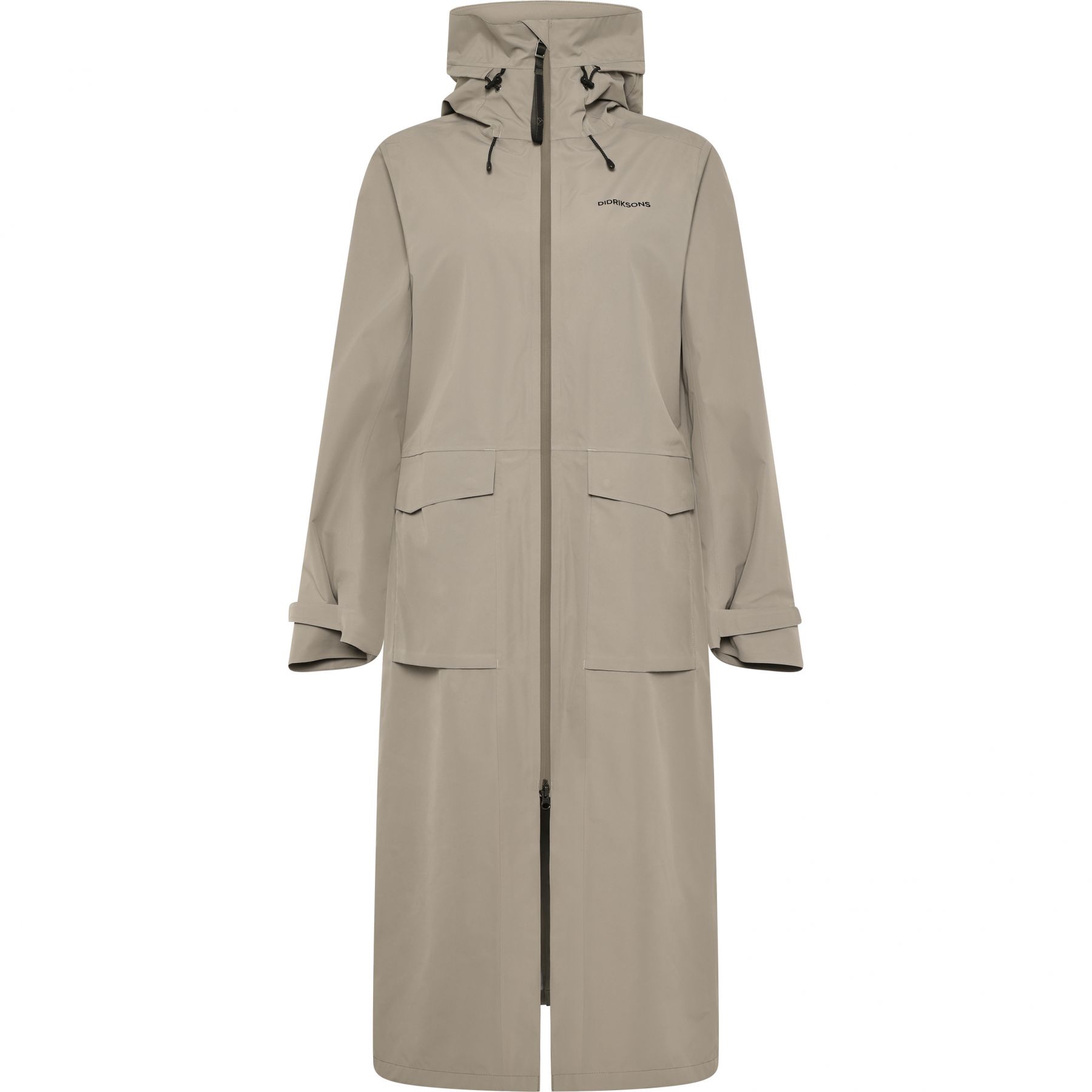 Didriksons Nadja, regenjas, dames, ash brown