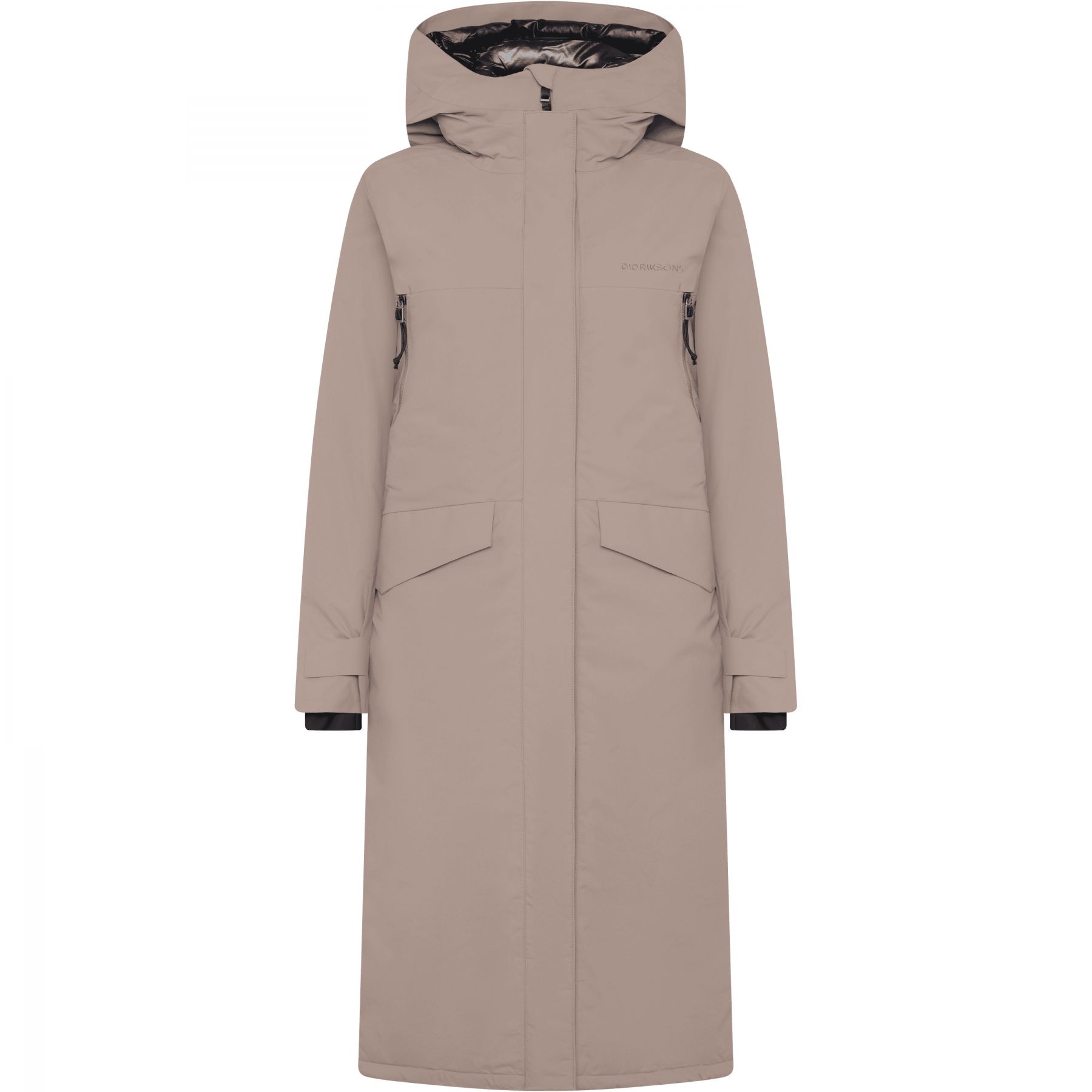 Didriksons Neja Long, parka, dames, ash brown
