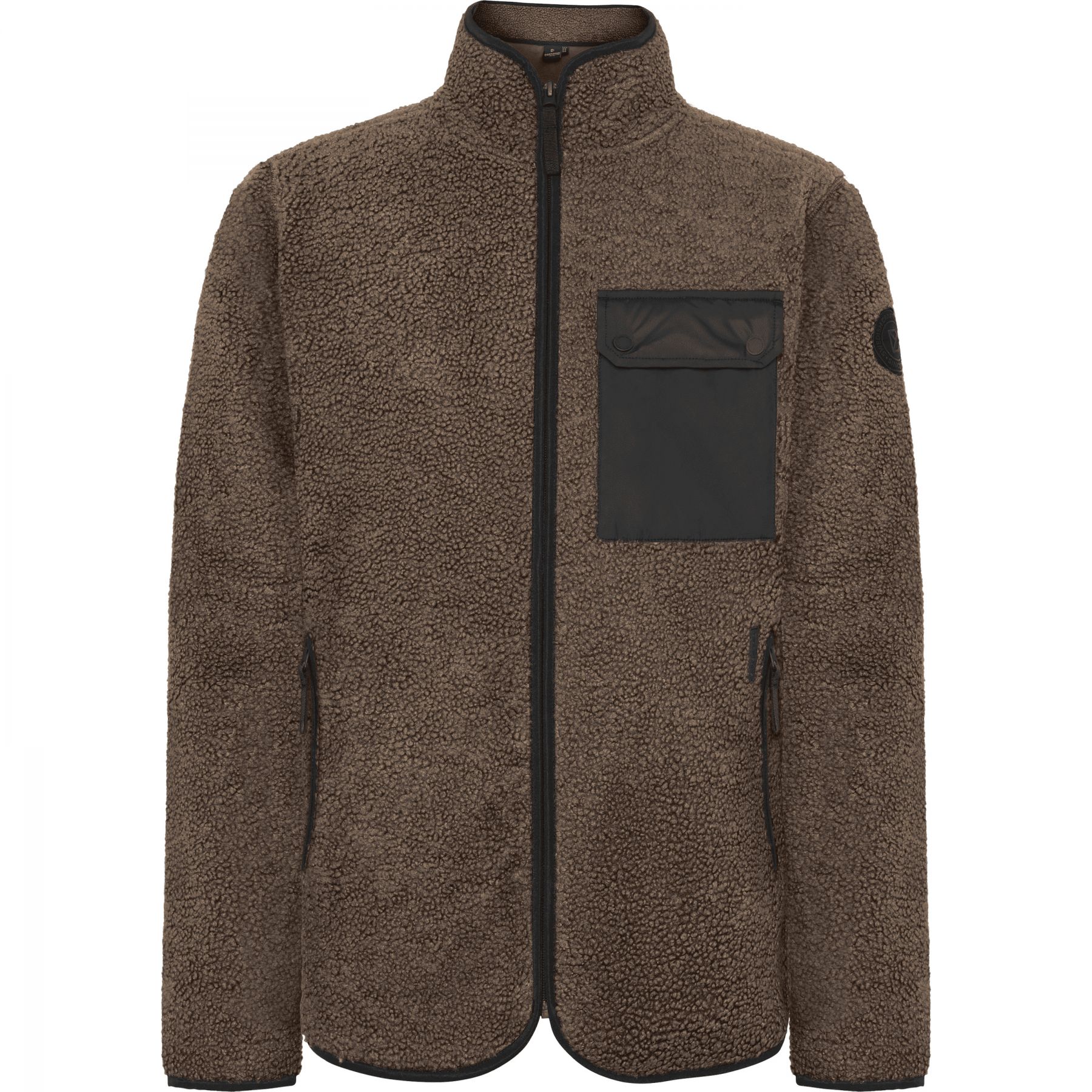 Didriksons Peter 3, fleecevest, heren, mocha