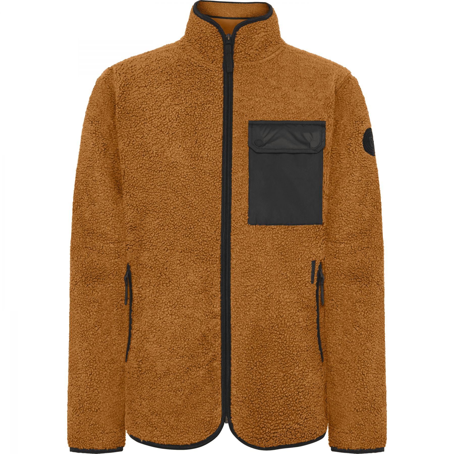 Didriksons Peter 3, fleecevest, heren, spice brown