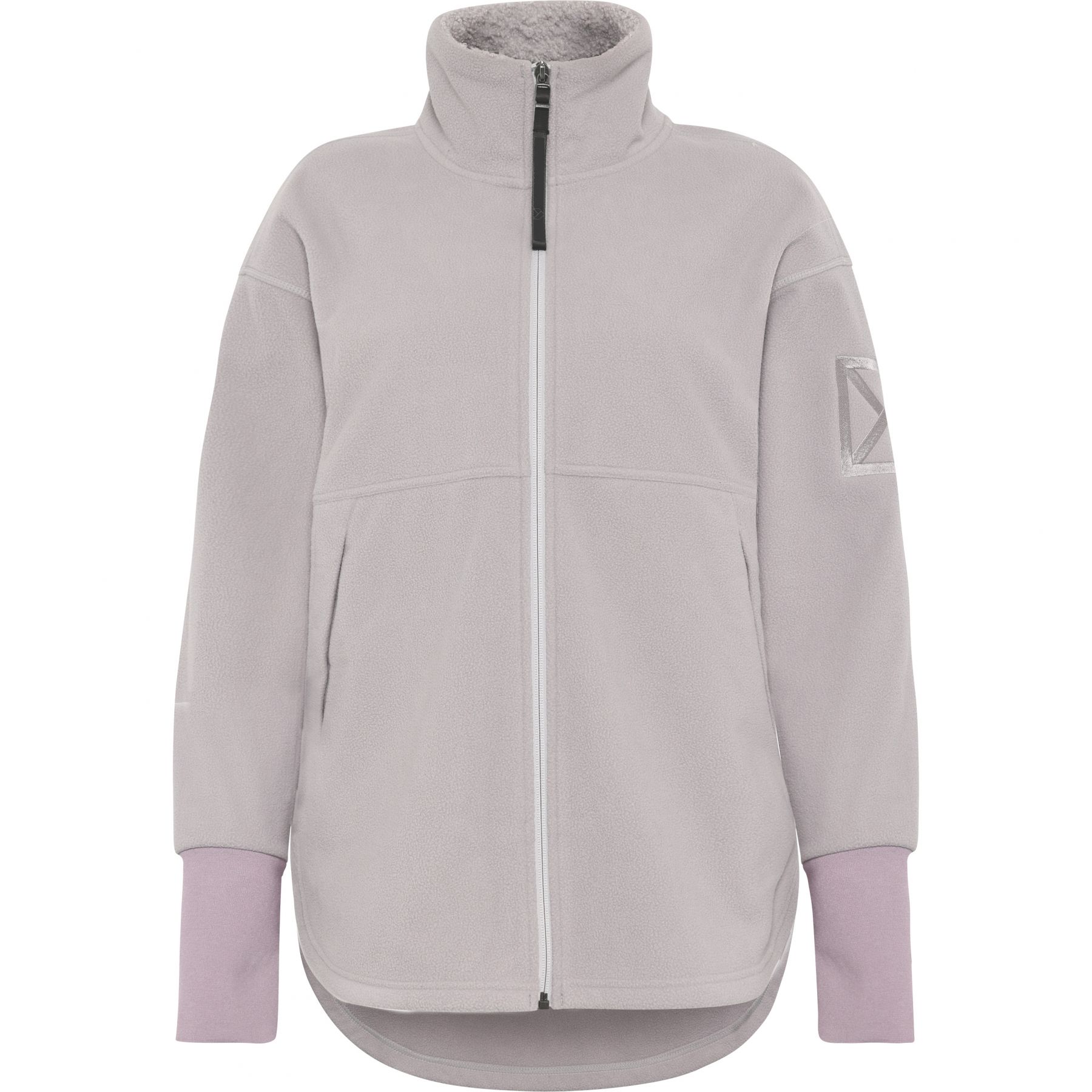 Didriksons Ronja, fleecejack, dames, sunrise mist
