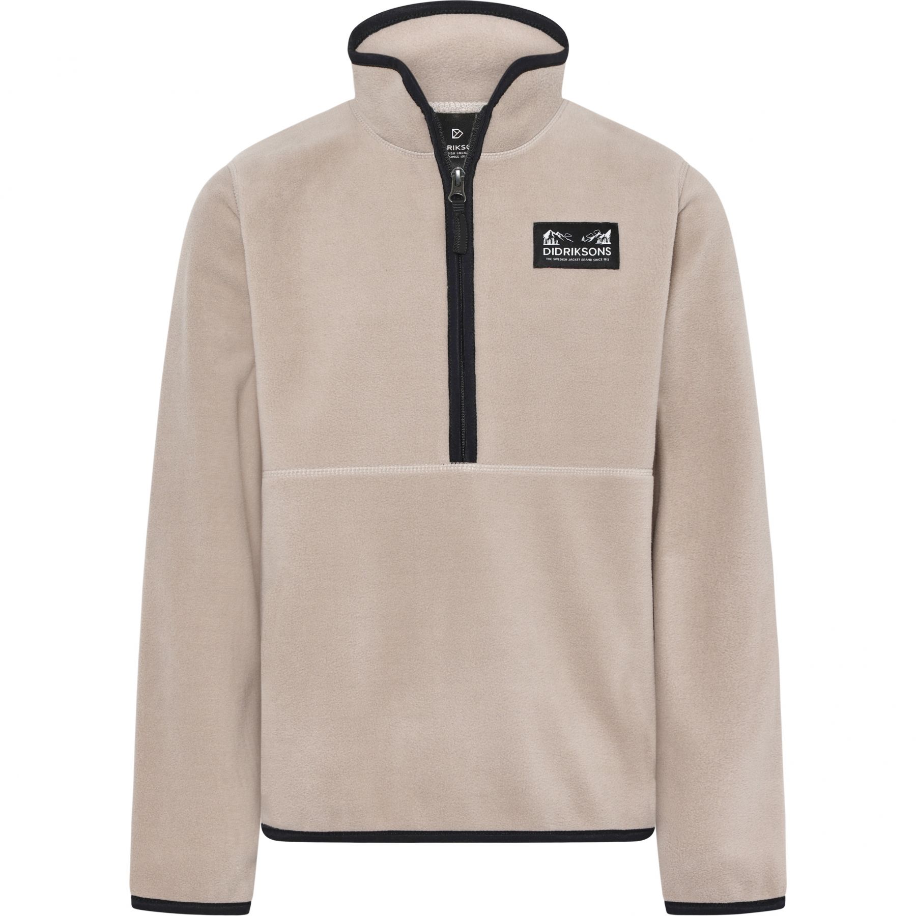 Didriksons Rubi, fleecetrui, junior, beige