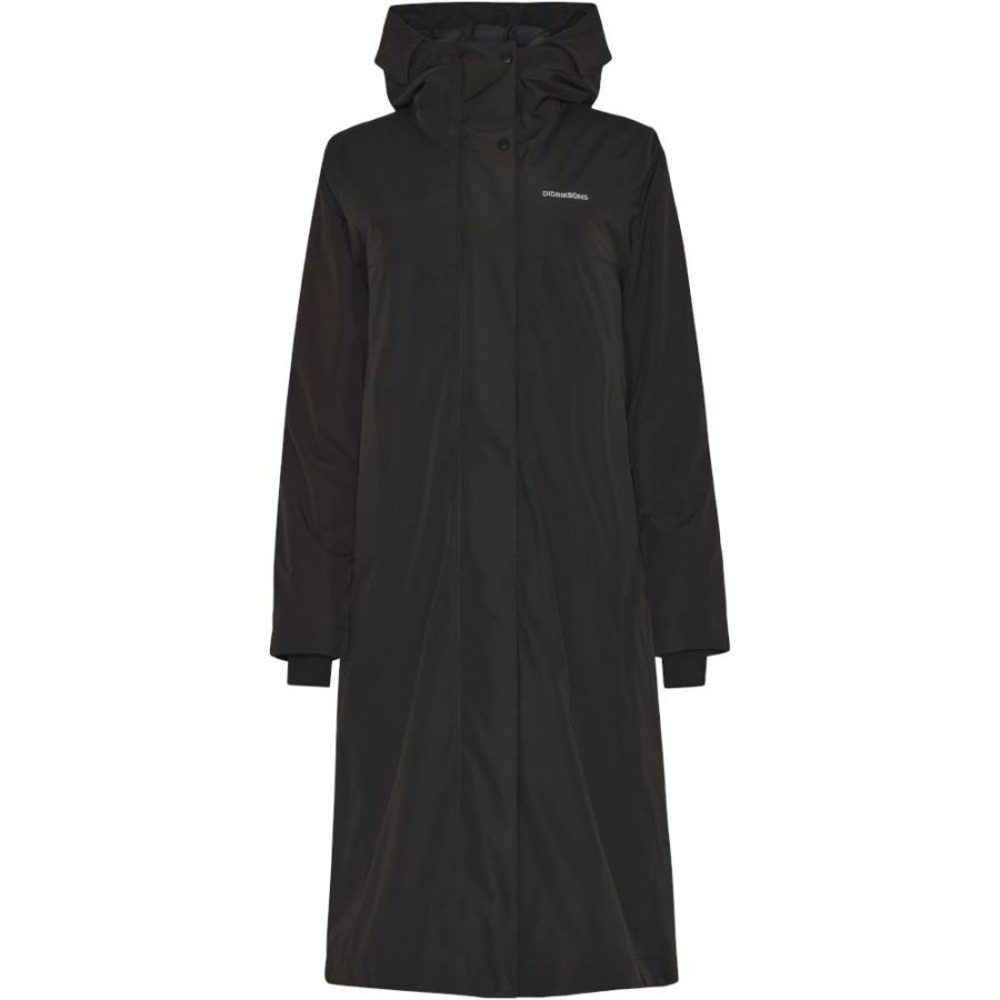 Didriksons Selina, parka, dames, zwart