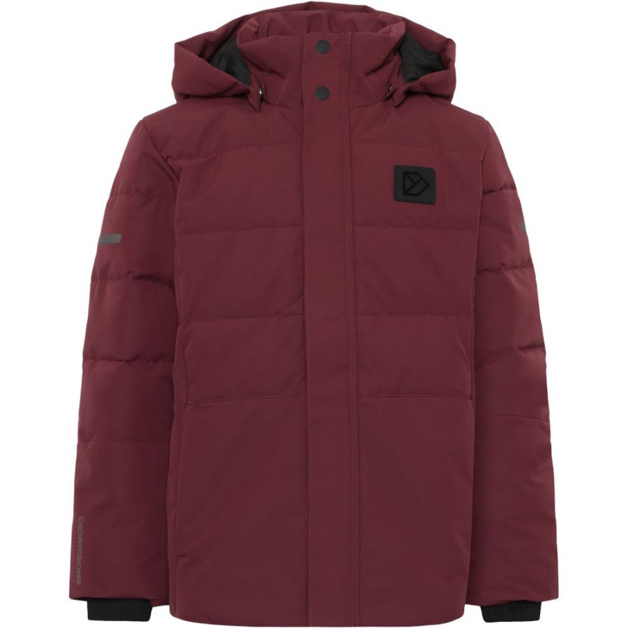 Didriksons Silikat, winterjas, junior, donkerrood