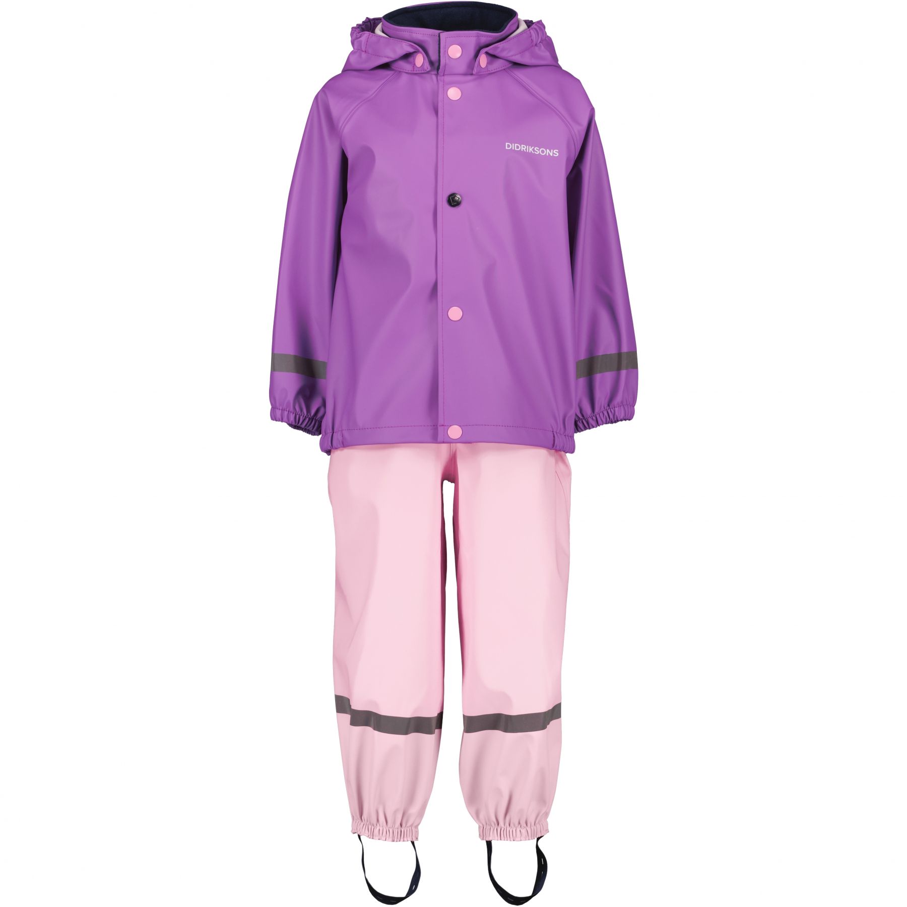 Didriksons Slaskeman, regenset, junior, paars/roze