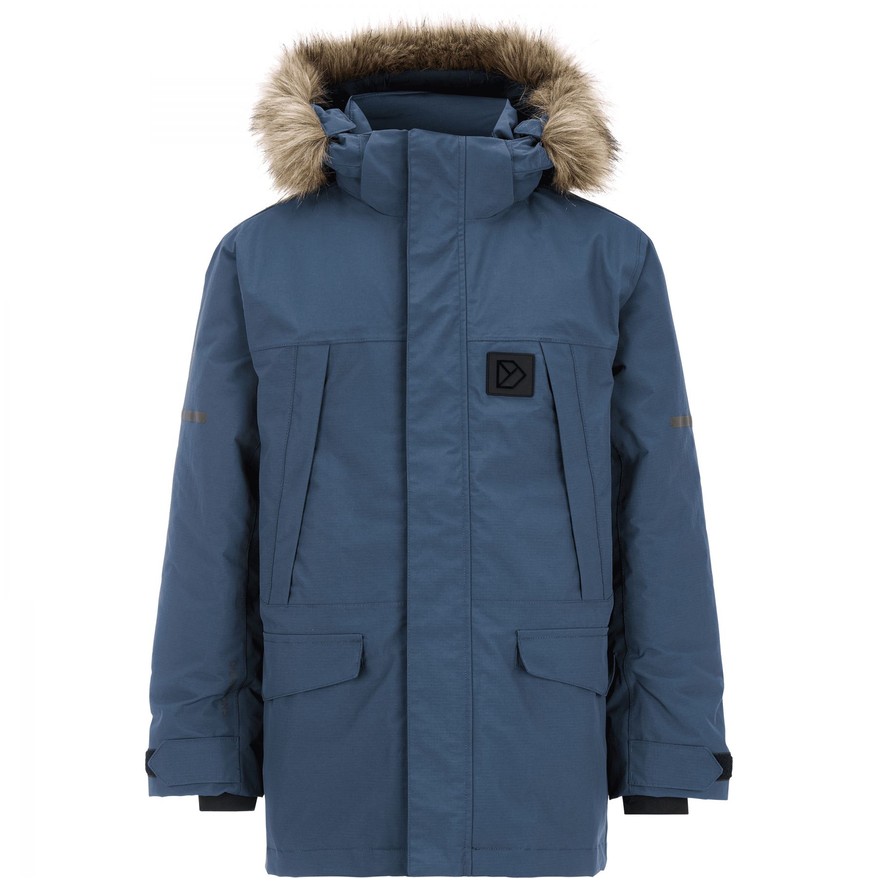 Didriksons Sylvin, parka, junior, blauw