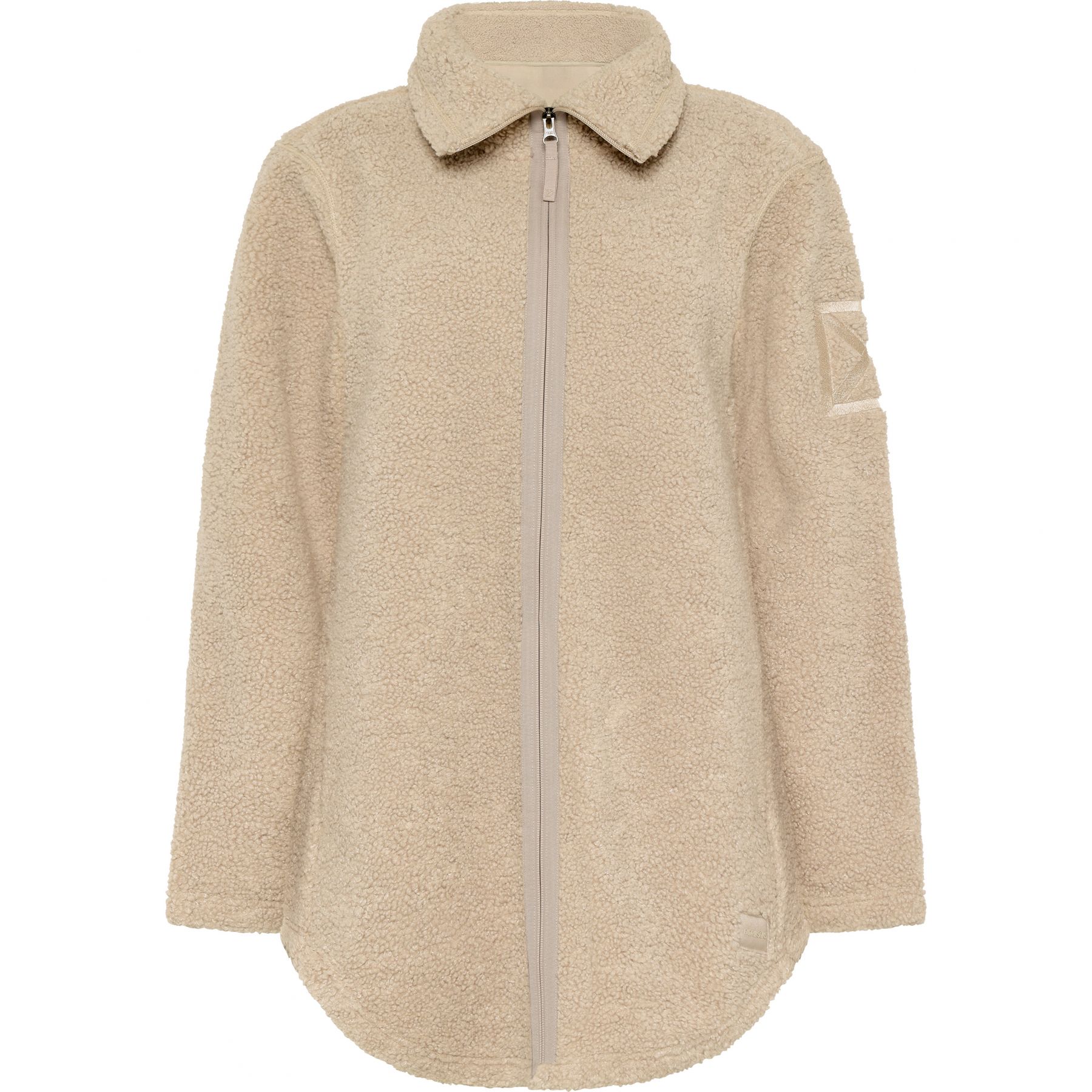 Didriksons Umi, fleecejas, dames, clay beige