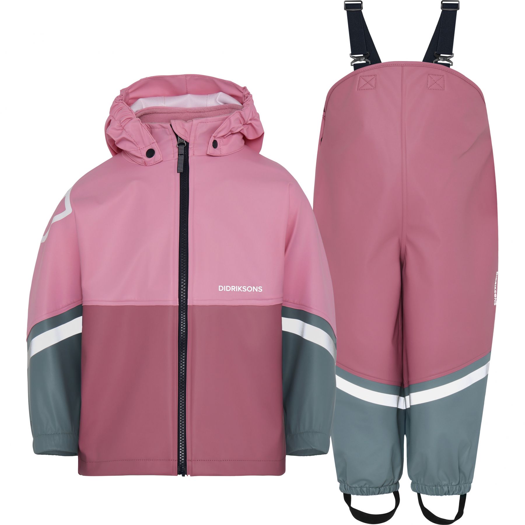 Didriksons Waterman, regenpak, junior, roze