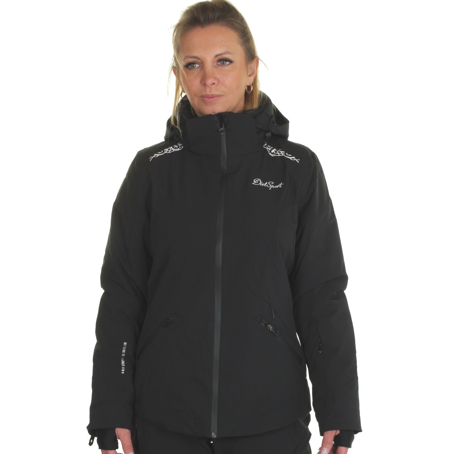 DIEL Zermatt ski-jack, dames, zwart