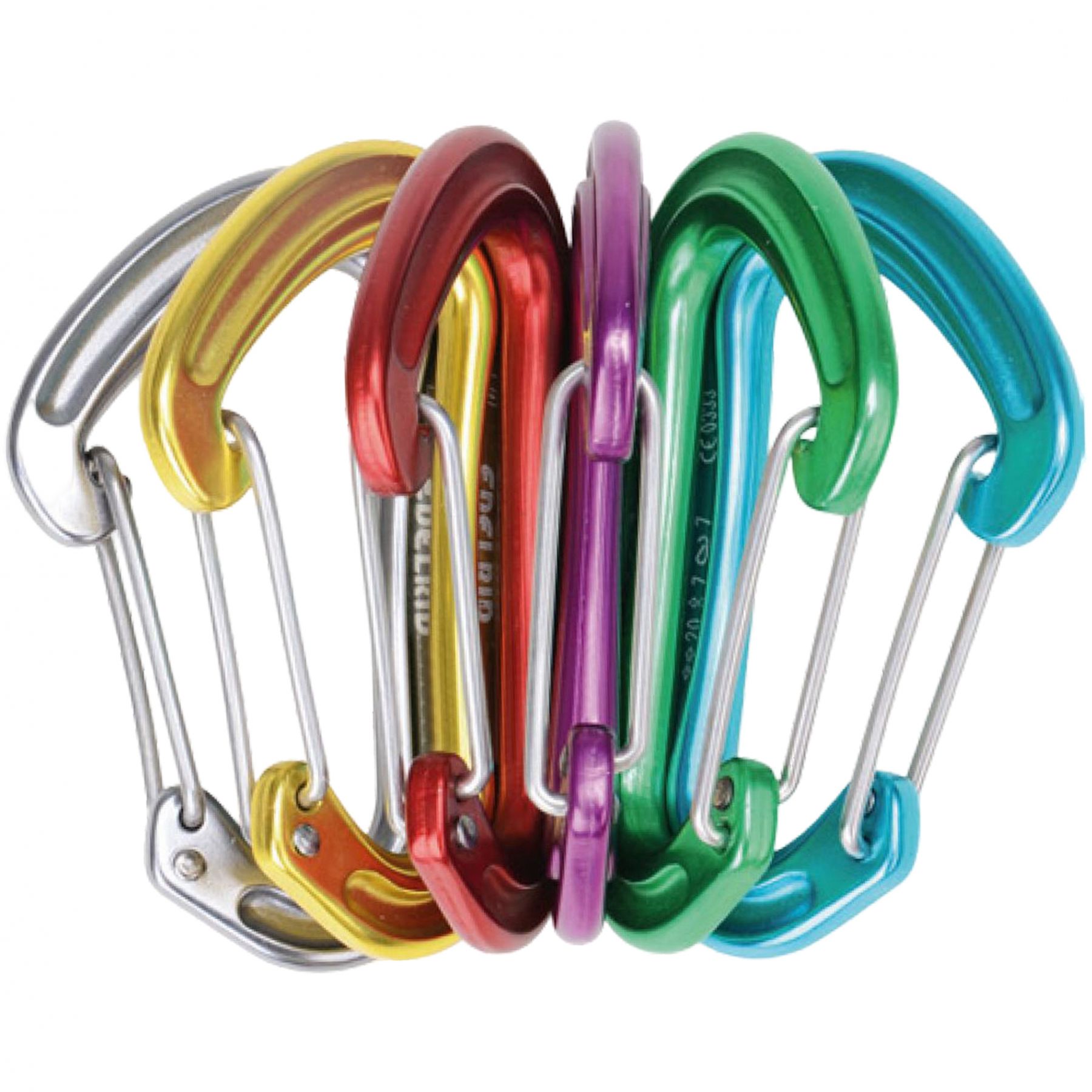 Edelrid Nineteen G Karabinerset, 6 stuks