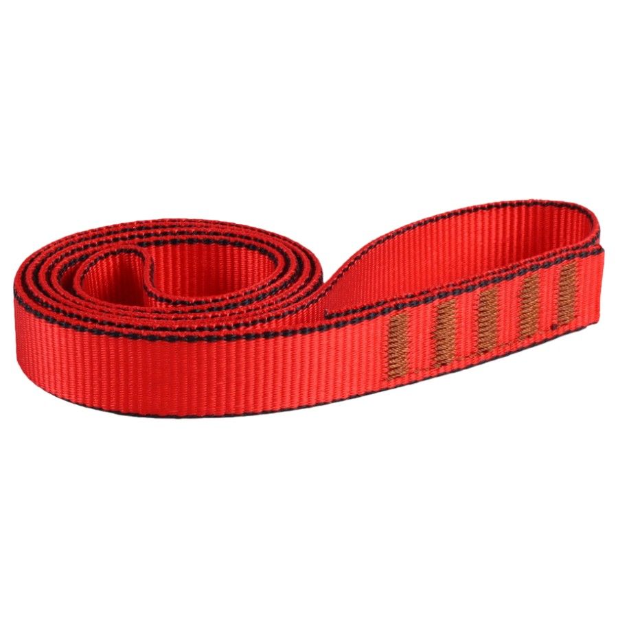 Edelweiss Sling Flat 18MM X5, klimlus, rood