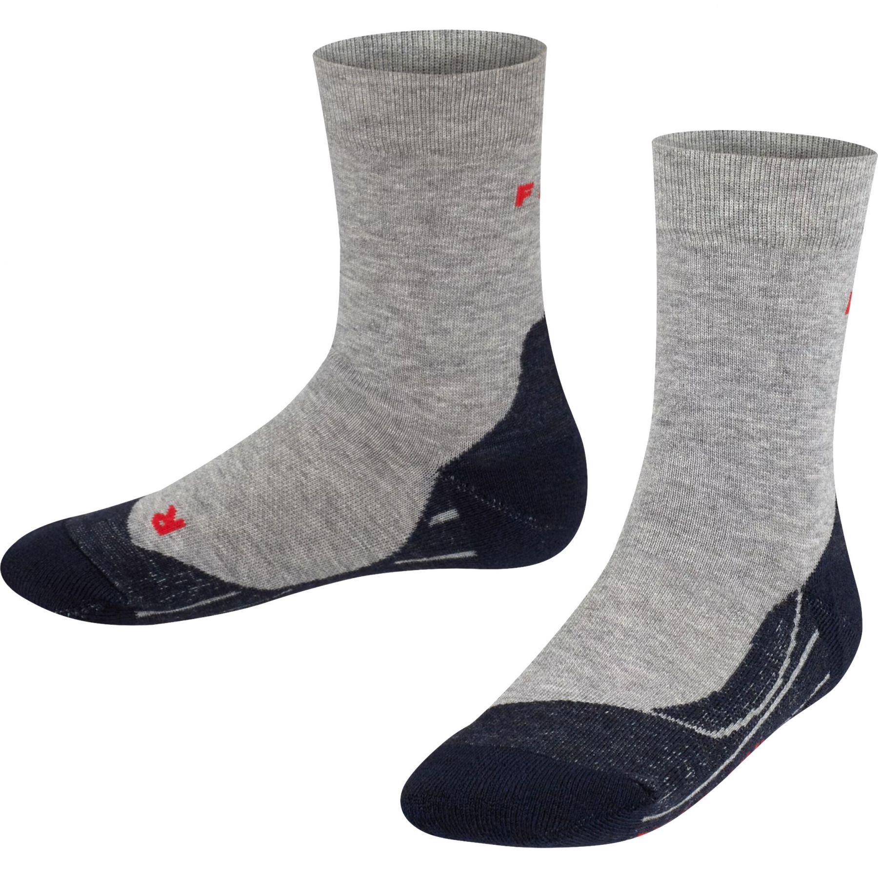 Falke RU4, hardloopsokken, junior, lichtgrijs