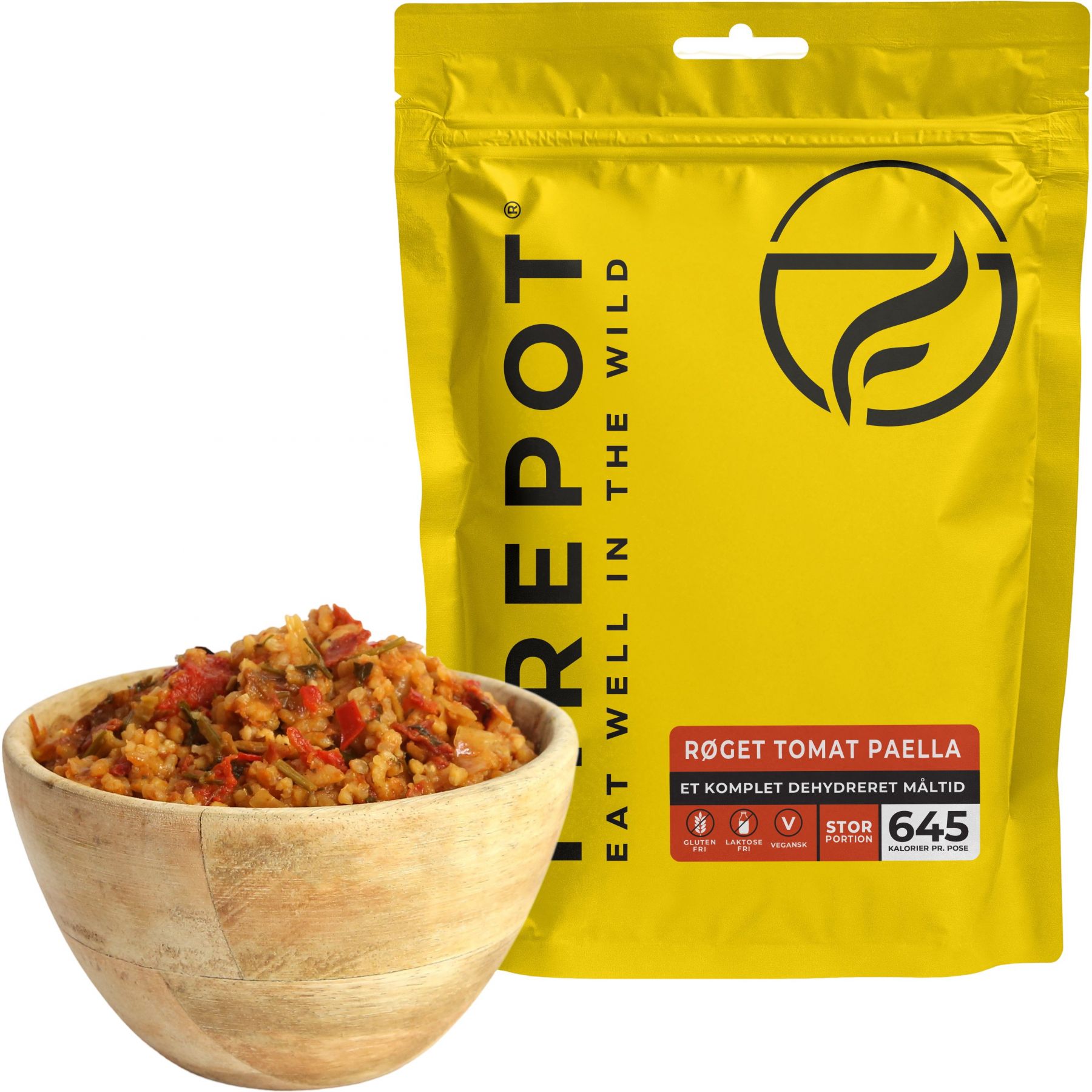 Firepot Gerookte Tomaten Paella, gevriesdroogd voedsel, XL