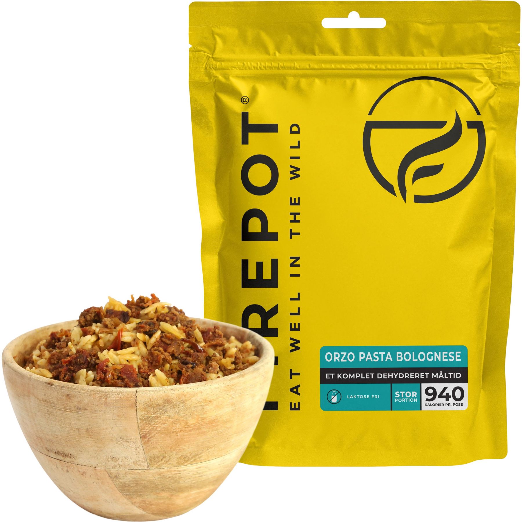 Firepot Orzo Pasta Bolognese, gevriesdroogd voedsel, XL