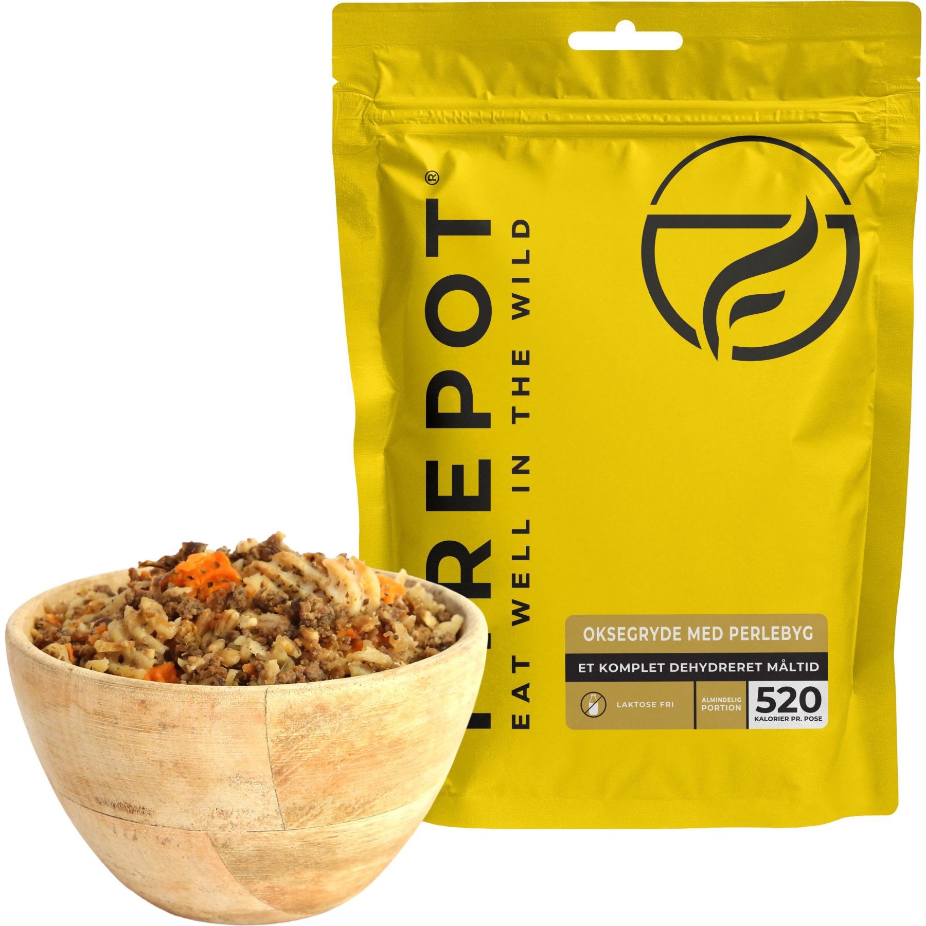 Firepot Rundvleesstoofpot met Parelgort, gevriesdroogd voedsel, Reg
