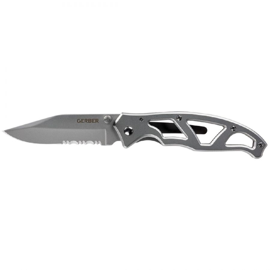 Gerber Paraframe I, zakmes, zilver
