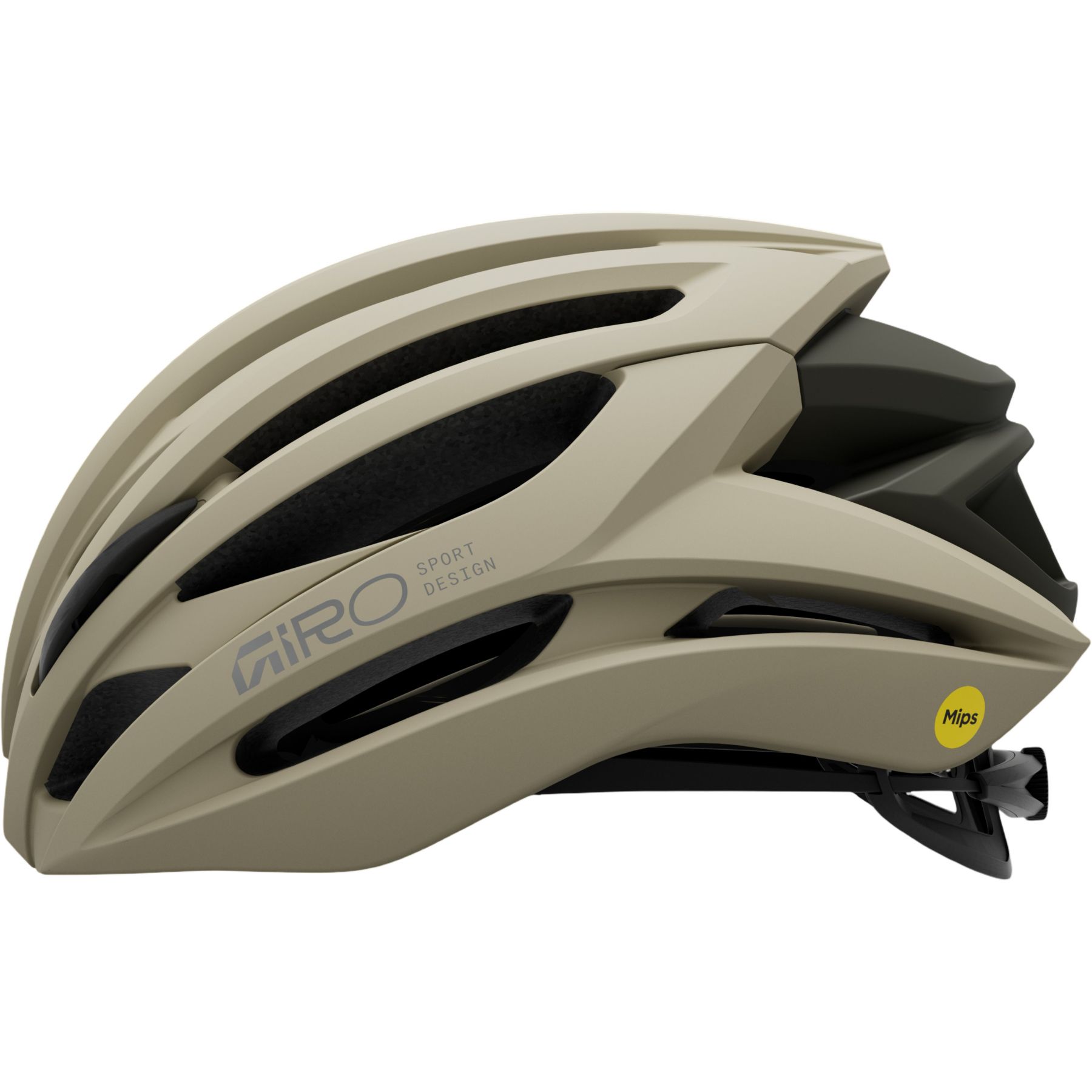 Giro Syntax Mips, fietshelm, grijs