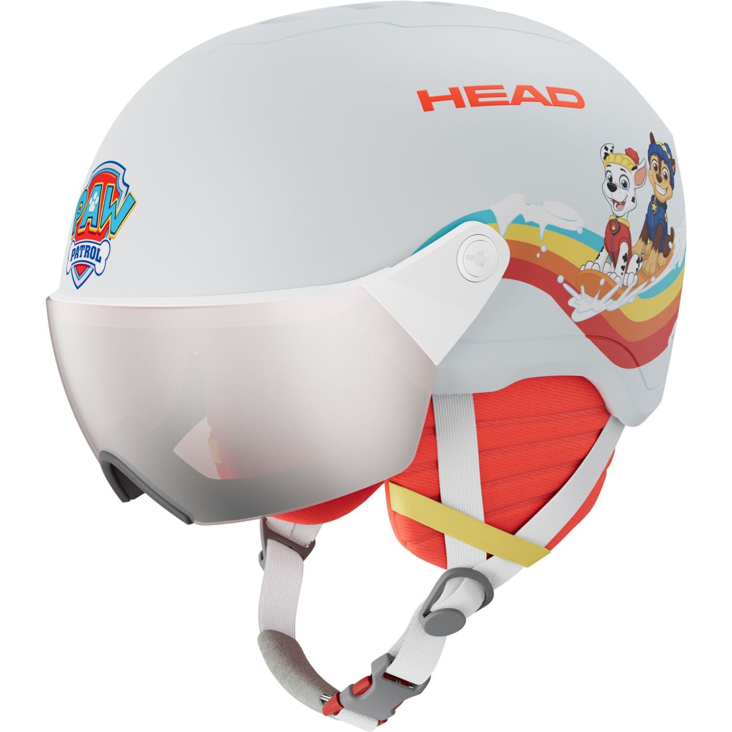 HEAD Yuki Paw Patrol, skihelm met vizier, junior, wit