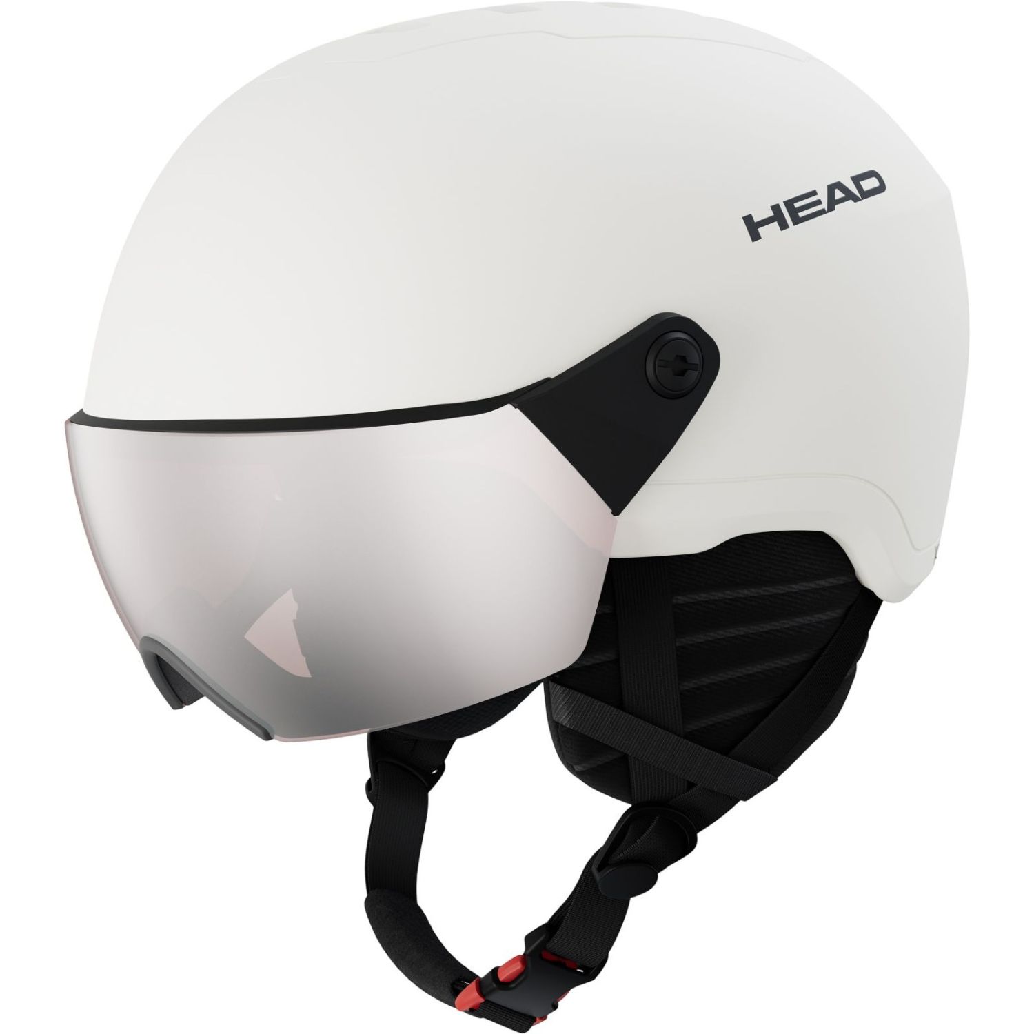HEAD Yuki, skihelm met vizier, junior, wit