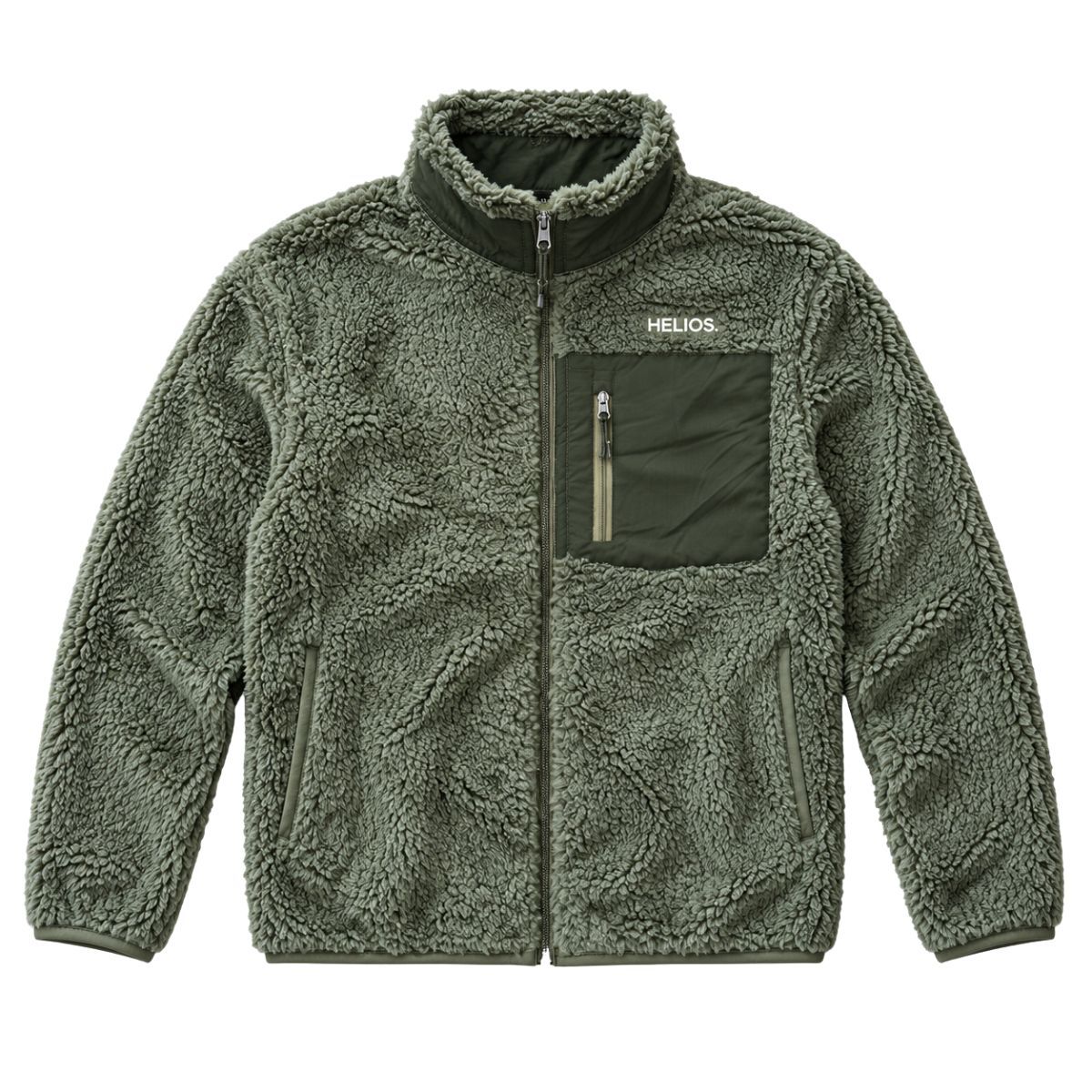 HELIOS Fjord Quilted, fleecevest, groen