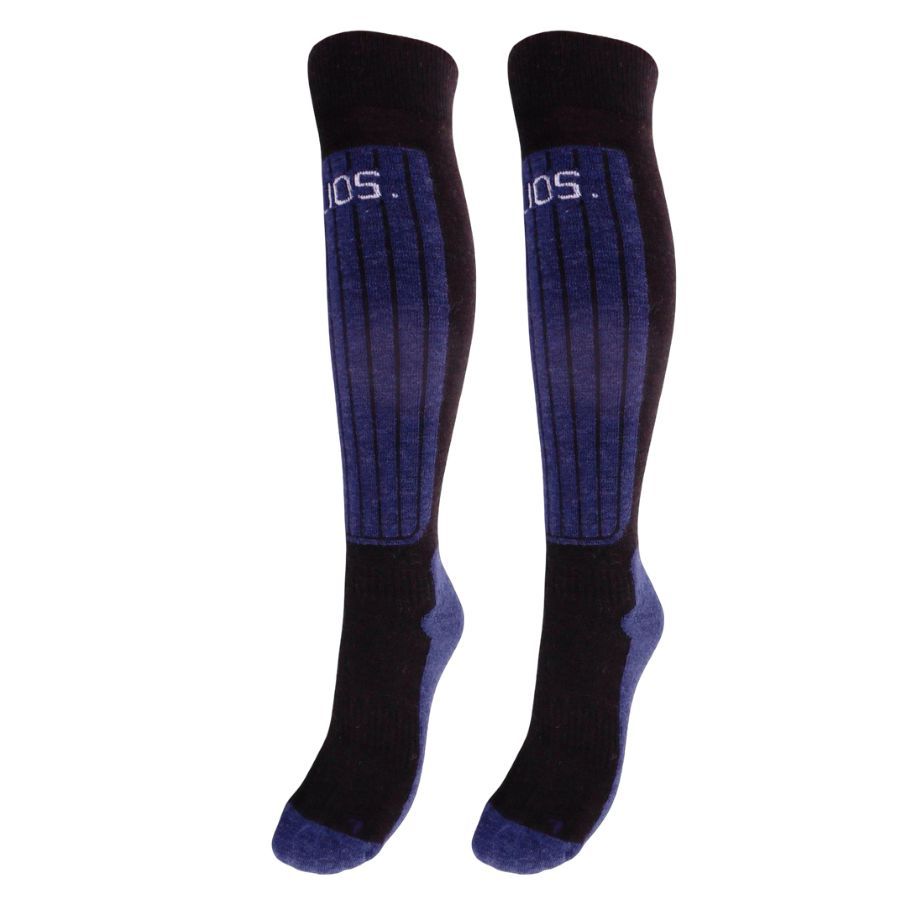 Helios Merino One 60, skisokken, 2 paar, navy