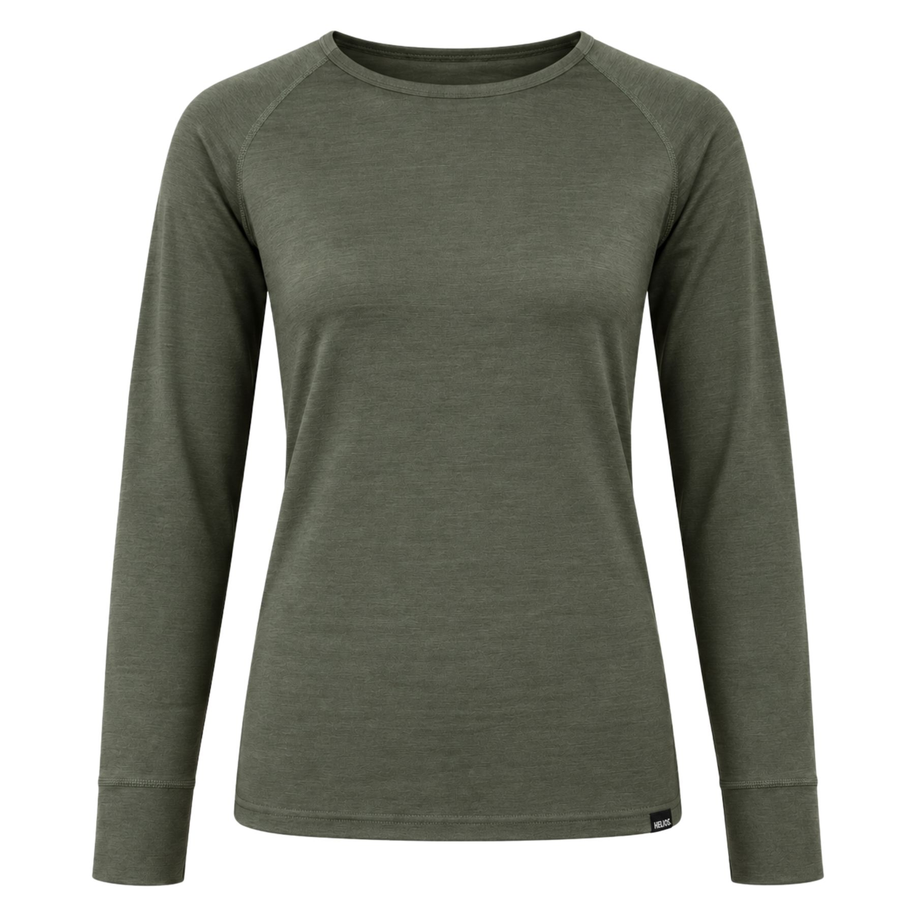 Helios Merino One, dames thermoshirt, groen