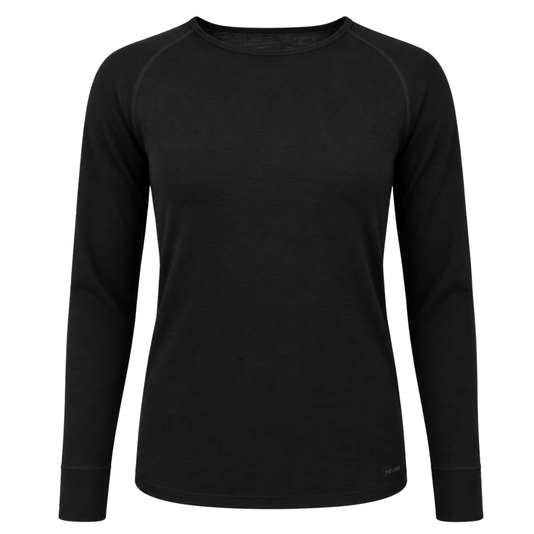 Helios Merino One, thermoshirt, dame, zwart