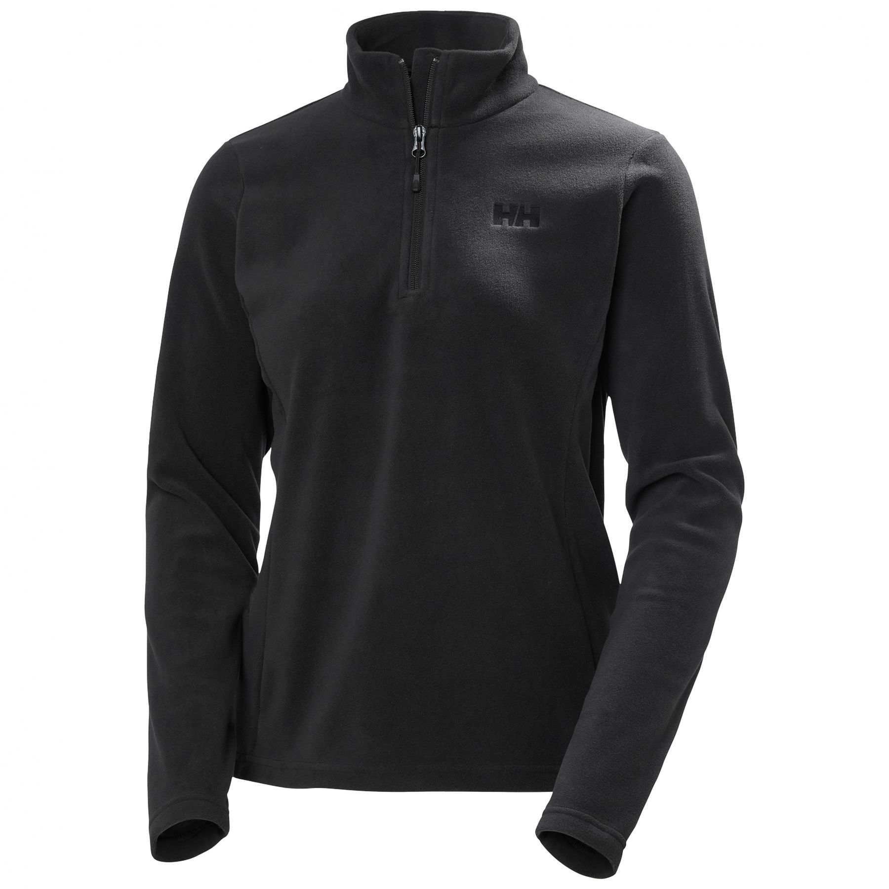 Helly Hansen Daybreaker 1/2-rits, fleecetrui, dames, zwart