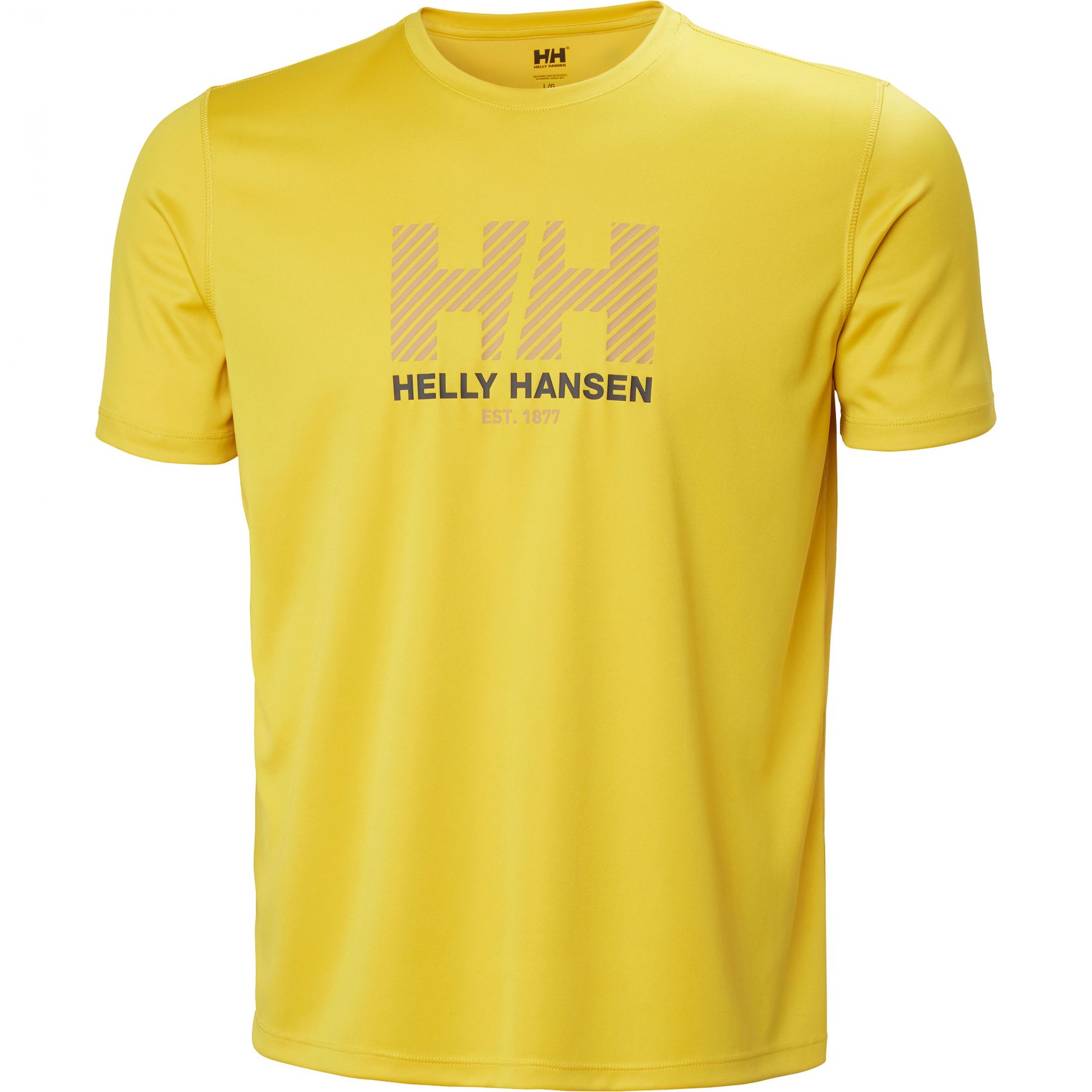 Helly Hansen HH Tech Graphic T-Shirt 2.0, heren, geel