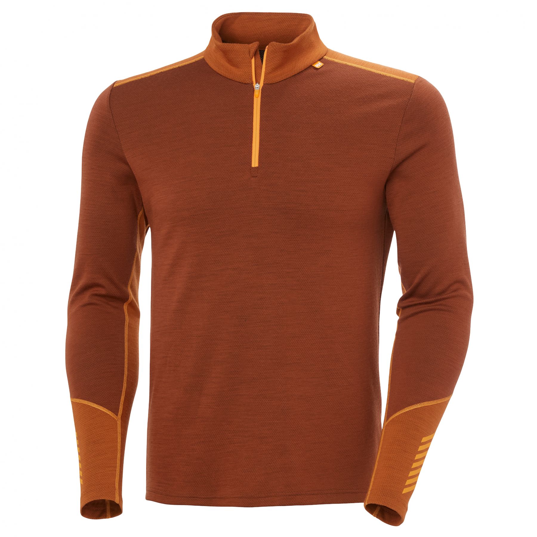 Helly Hansen Lifa Merino Middelgewicht 1/2-rits, heren, bruin