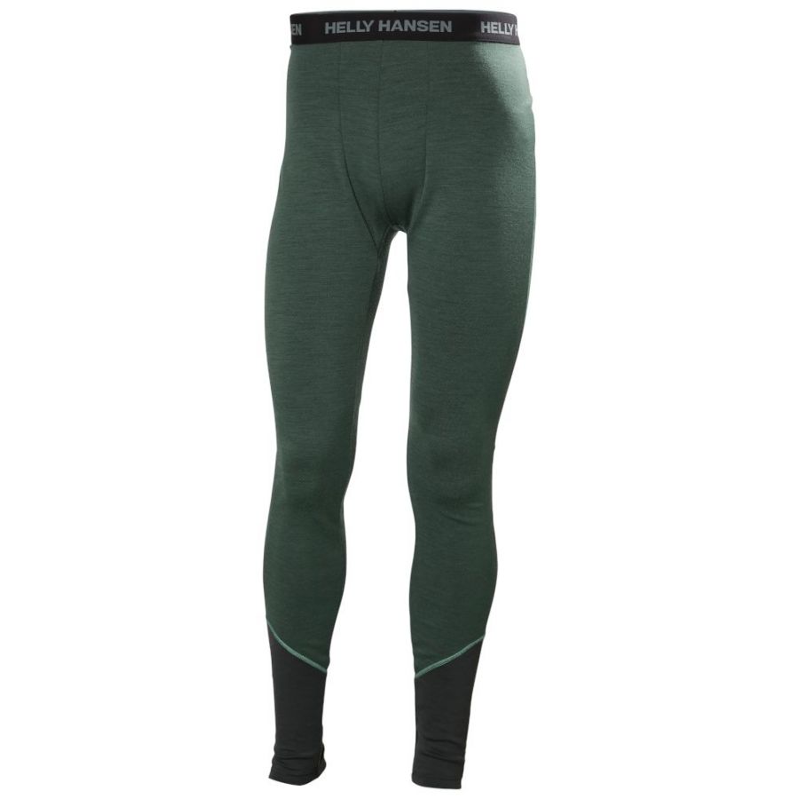Helly Hansen Lifa Merino Midweight Pant, heren, donkergroen