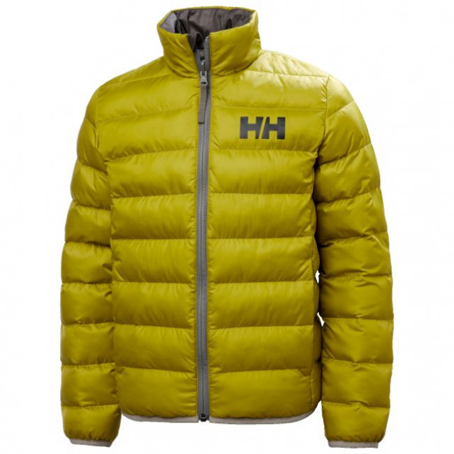 Helly Hansen Marka, donsjack van vezels, junior, groen/grijs