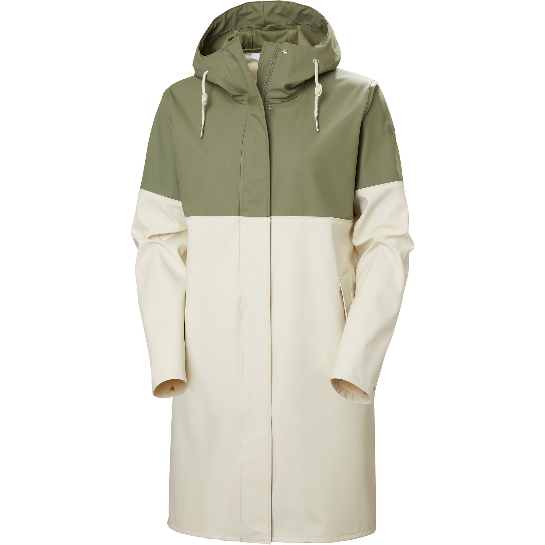 Helly Hansen Moss Block PU, regenjas, dames, wit/groen